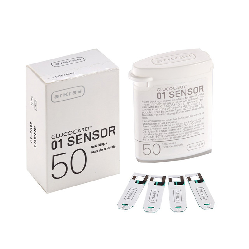 نوار تست قند خون آرکری مدل Glucocard-01 Sensor - تلومر